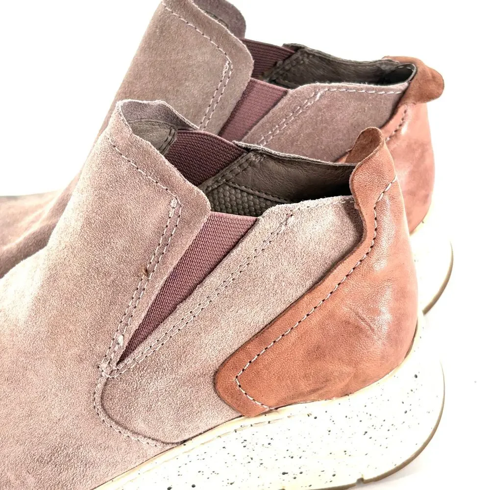 Bionica Ortholite All Weather Oana Boot 6.5 Lilac Suede Bootie Sneaker Travel